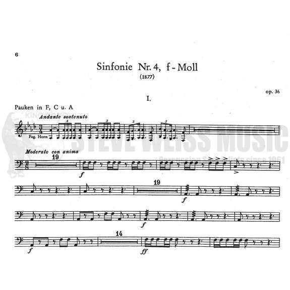 Tchaikovsky/Behsing-vol. 1 Timpani & Percussion Excerpts