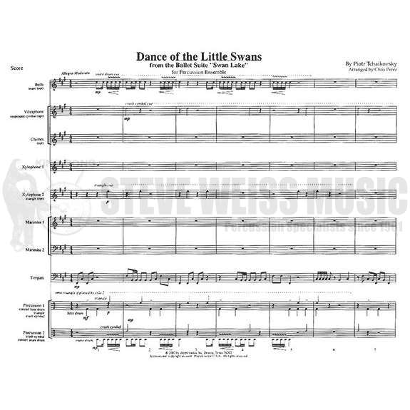 Tchaikovsky-Dance of the Little Swans arr. Perez-B/V/opt.
