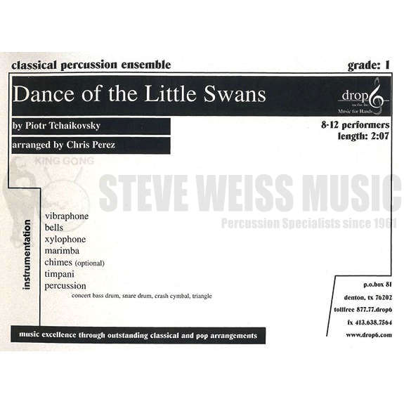 Tchaikovsky-Dance of the Little Swans arr. Perez-B/V/opt.