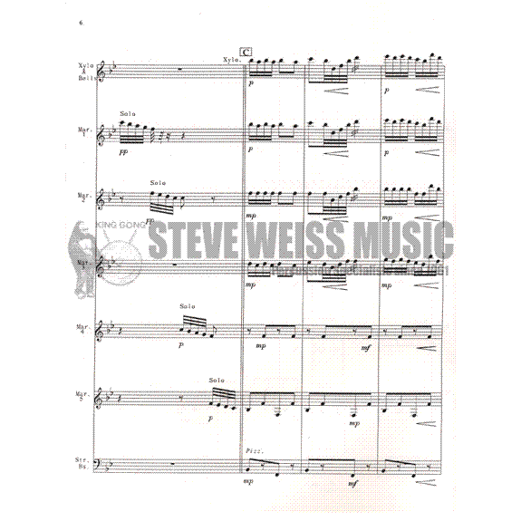 Tchaikovsky-Danse des Merlitons arr. Peters-230-X/5M/(opt.BM) OS