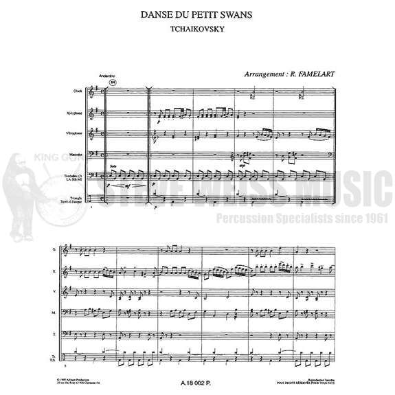 Tchaikovsky-Danse du Petit Swans arr. Famelart (SP)-B/V/X/M/3T/P