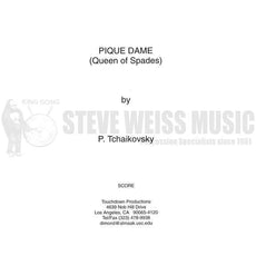 Tchaikovsky-Pique Dame (Queen of Spades) (perc./timp. score ONLY