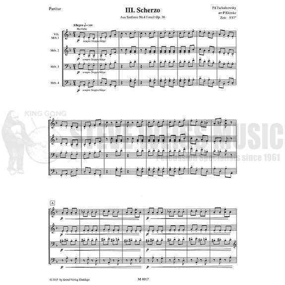 Tchaikovsky-Scherzo from Sym.#4 arr. Klemke (SP)-4M