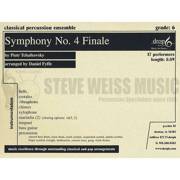 Tchaikovsky-Symphony No. 4 Finale arr. Fyffe (SP)-B/V/C/Cro./X/2M/4T/P