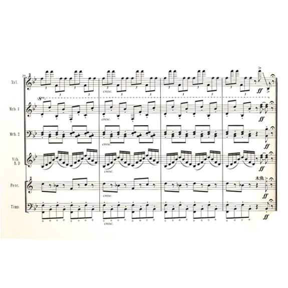 Tchaikovsky-The Nutcracker (excerpts)arr. Sugahara (SP-6) -3T/V/X/M/P