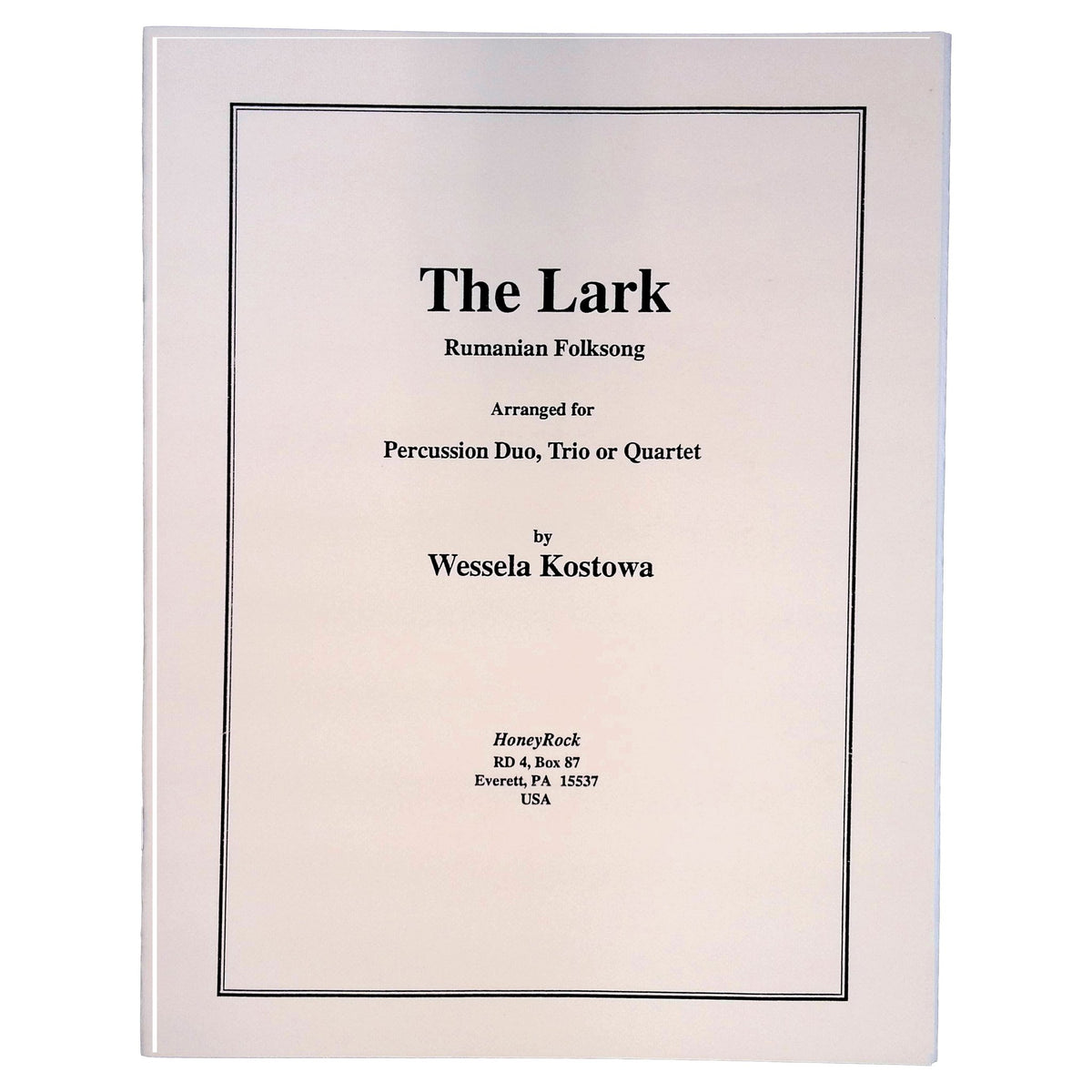 The Lark by Wessela Kostowa cover page