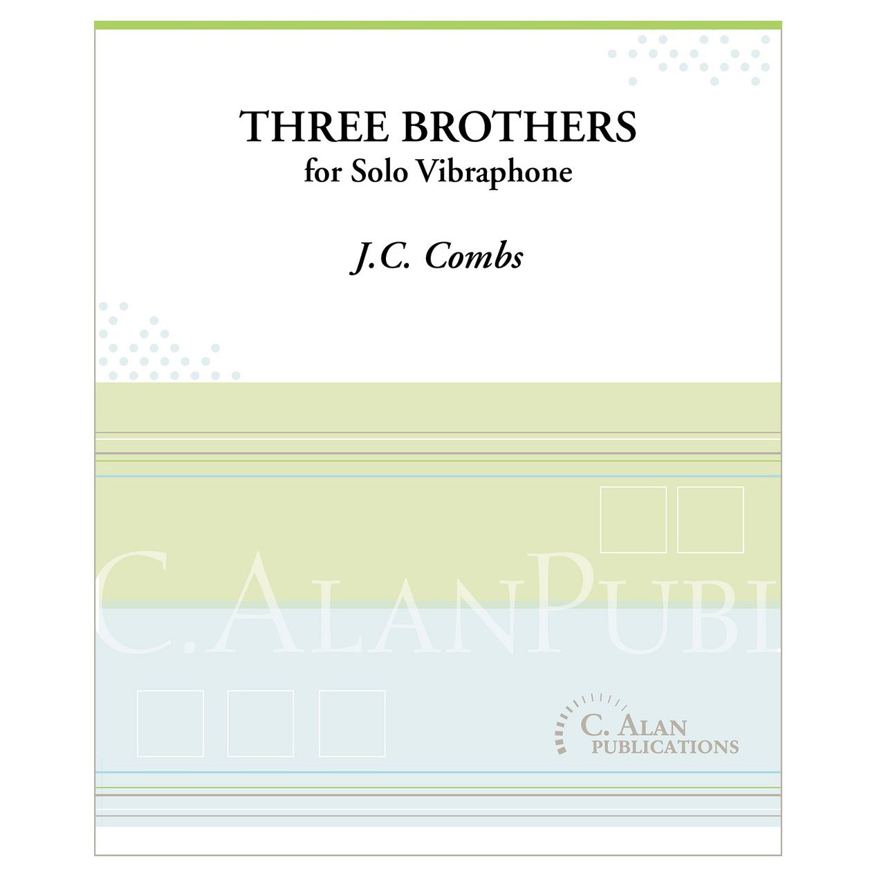 Three Brothers for Solo Vibraphone by JC Combs Cover