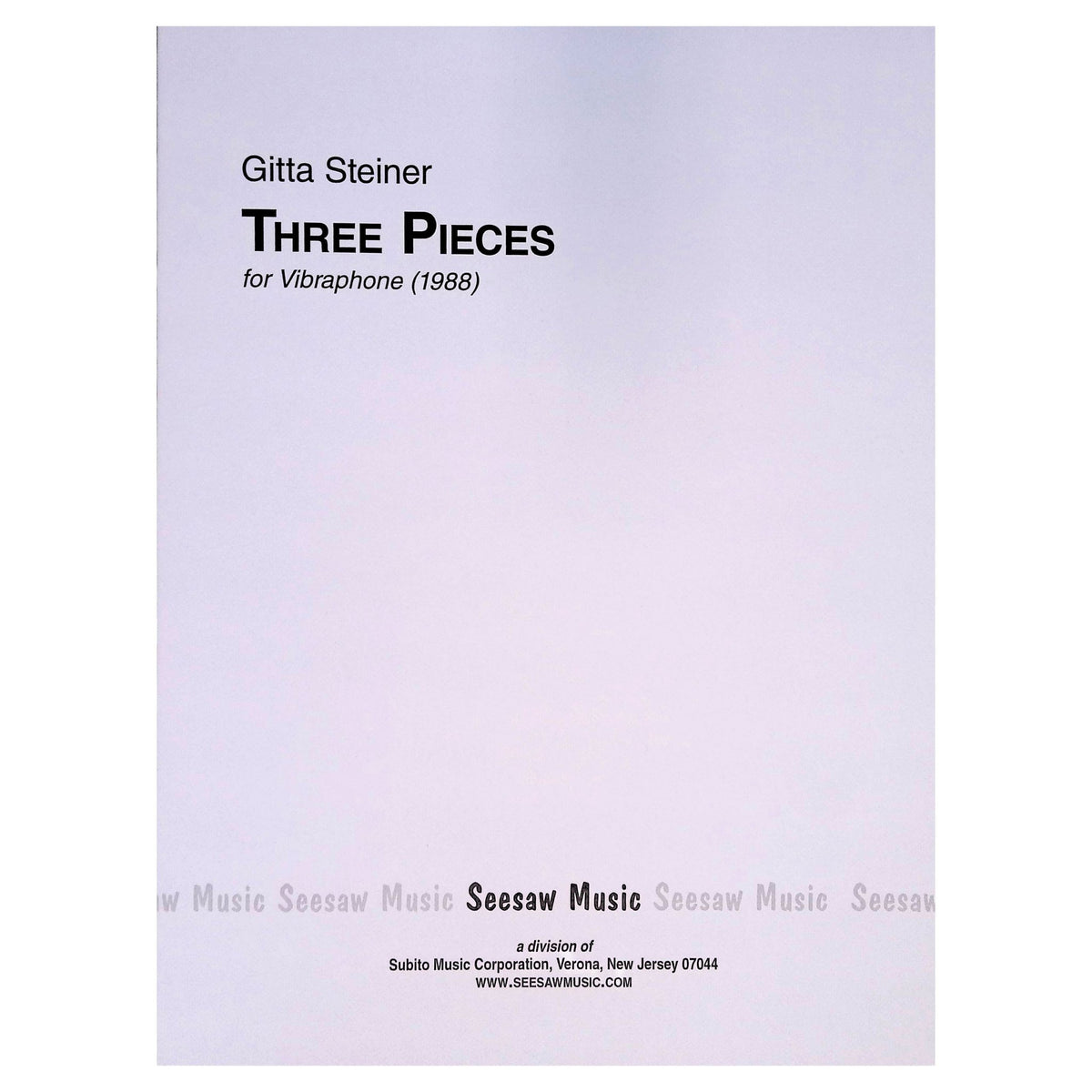 Three Pieces for Vibraphone by Gitta Steiner