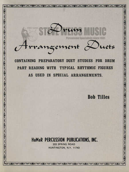 Tilles-Drum Arrangement Duets