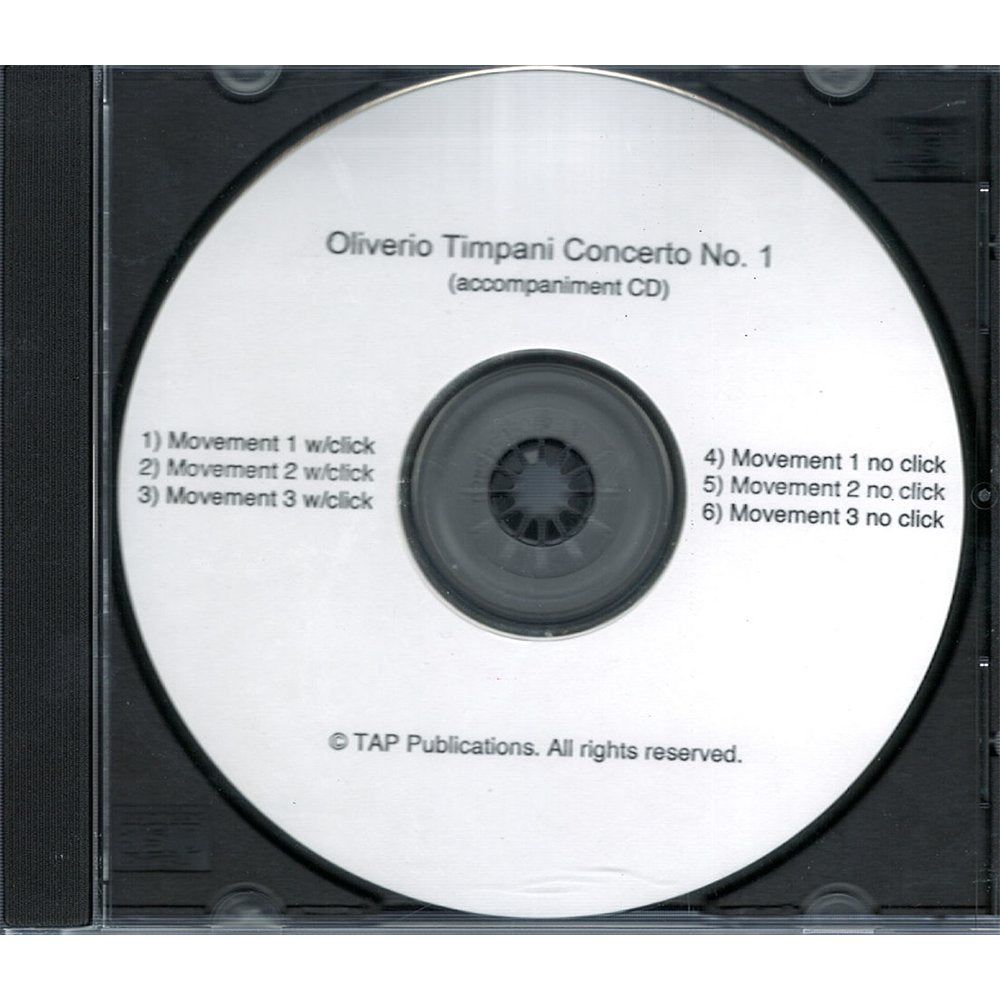 Timpani Concerto 1 accompaniment CD by James Olievrio