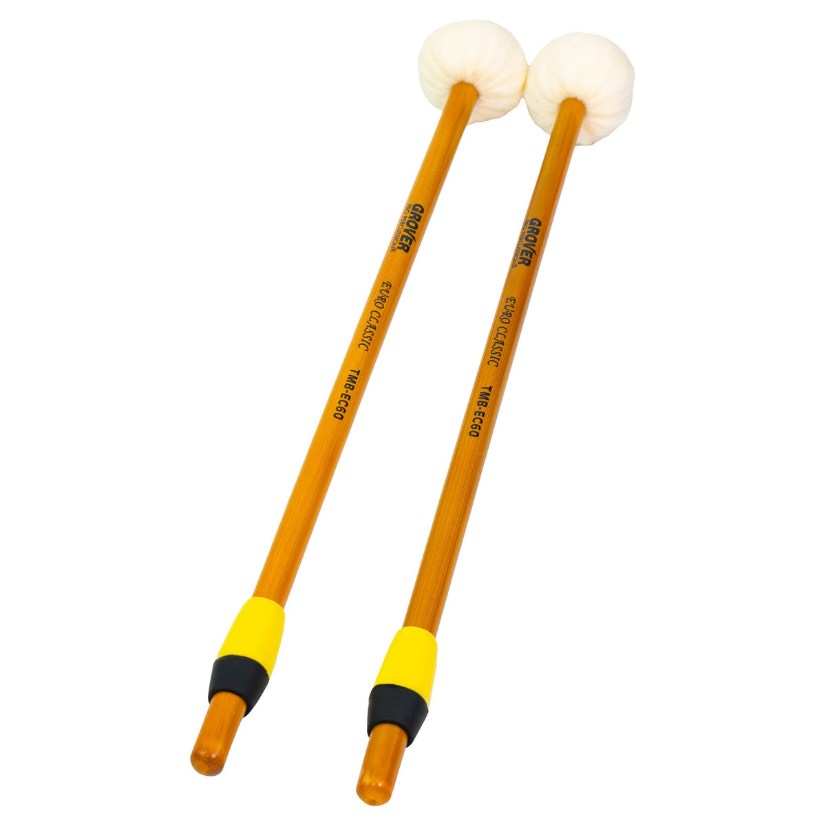TMB-EC60 Grover Euro Classic Timpani Mallets Legato Handle Grip View