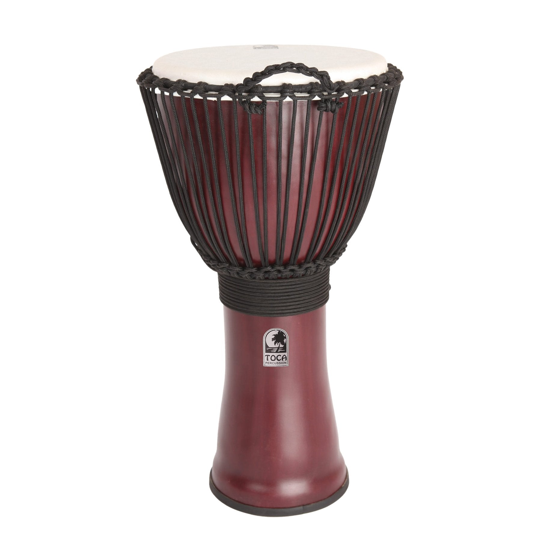 Toca 12" Freestyle II Rope Tuned Djembe - Red