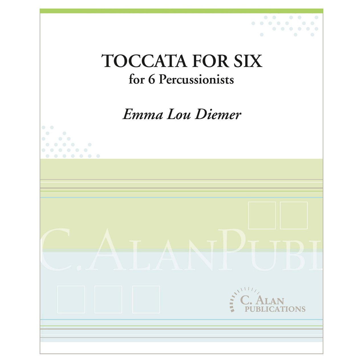 Toccata for Six Percussionists Emma Lou Diemer cover