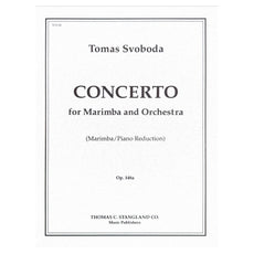 Tomas Svoboda Concerto for Marimba and Orchestra Op 148 Marimba with Piano Reduction