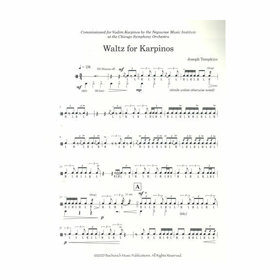 Tompkins-Waltz for Karpinos-SD/BD/HH