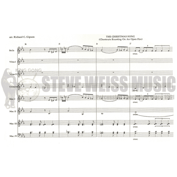 Torme-Christmas Song, The (SP) arr. Gipson-P/B/2V/5M/Crot