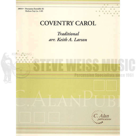 Trad.-Coventry Carol arr. Larson (SP)-B/V/C/3M
