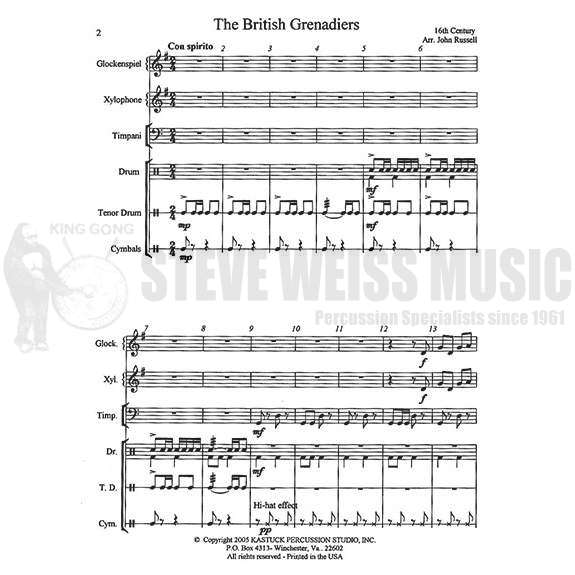Trad./Russell-The British Grenadiers (SP-7)-2T/B/X/P