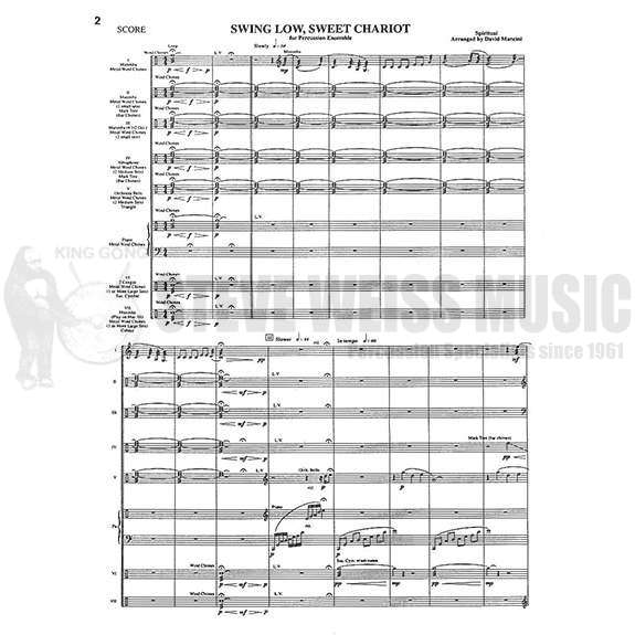 Traditional-Swing Low, Sweet Chariot arr. Mancini (SP)-B/V/3M/P