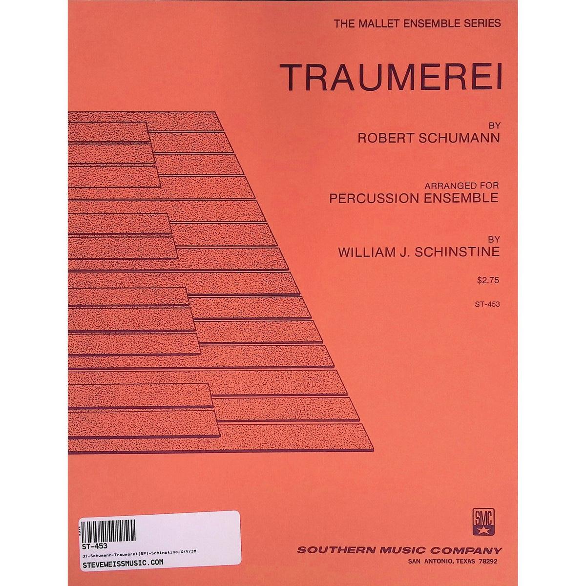 Traumerei by Robert Schumann arranged by William J Schinstine