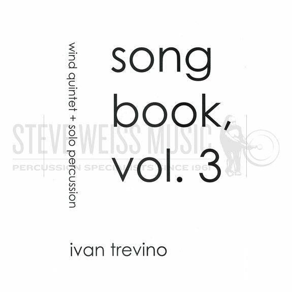 Trevino-Song Book, Vol. 3 (SP)-V/M/cajon/FL/CL/EHN/OB/HN/ BN