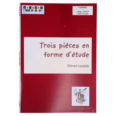 Trois Pieces en Forme d'etude by Gerard Lecointe