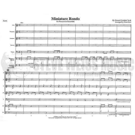 Turk-Miniature Rondo arr. Perez (SP)-B/V/X/M/4T/P