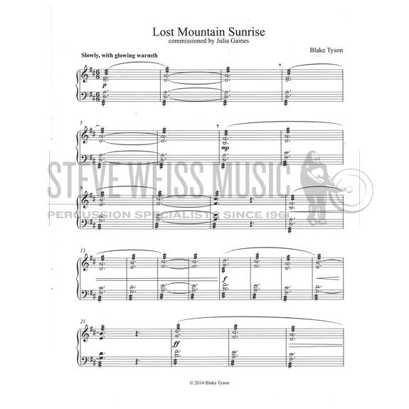 Tyson - Lost Mountain Sunrise - M