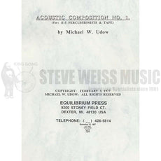 Udow-Acoustic Composition #1(T) OS