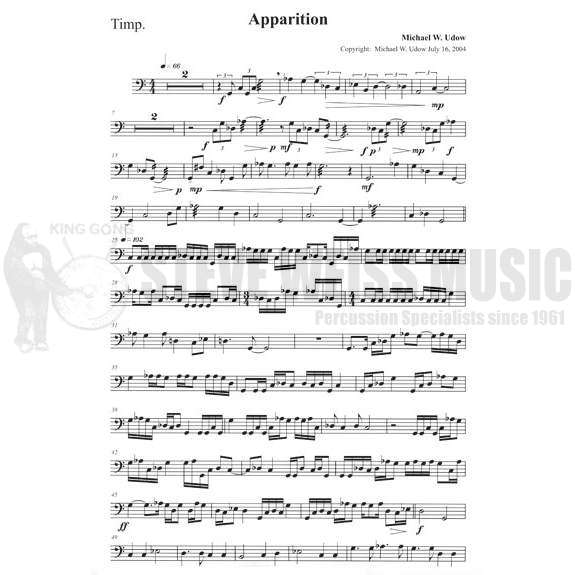 Udow-Apparition (Wind. ens. version) (StSP)-solo 5T/wind ensemble