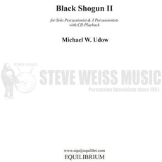 Udow-Black Shogun II (SPCD)-Solo Chromatic gongs & P/P