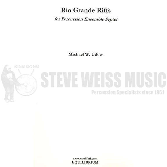 Udow-Rio Grande Riffs (Perc. ens. version) (SP)-B/V/C/X/ 3M/DS/P