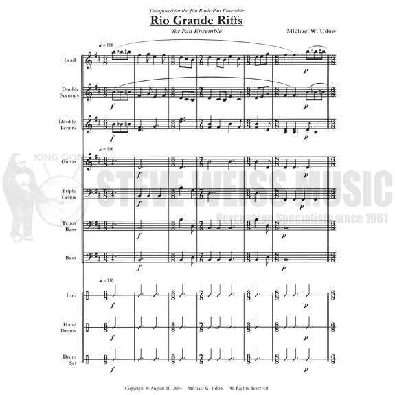 Udow-Rio Grande Riffs (Steel dr. version) (SP)-Steel Drs.
