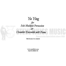 Udow-Yu Ying (StSP)-Solo V/chromatic gongs/almglocken/P/ FL/ASX/HN/TN/PN/VN/VC
