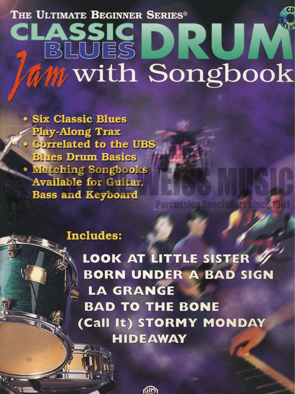 Ult. Beginner Ser.-Classic Blues Drum Jam w/songbook (CD)