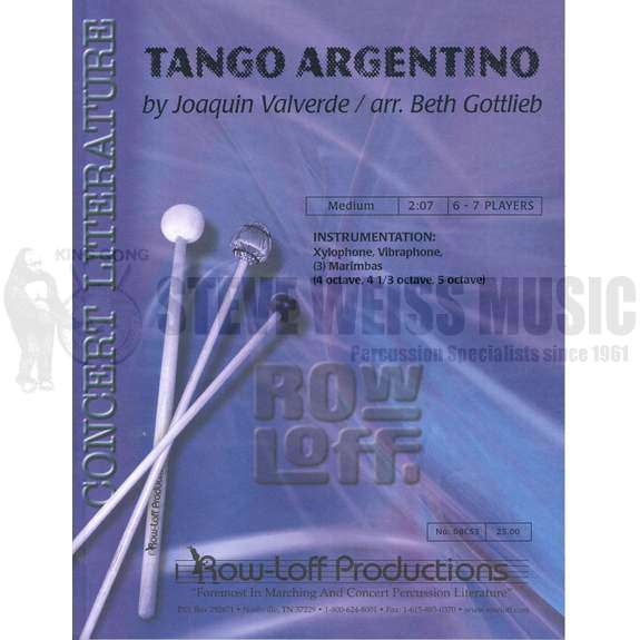 Valverde-Tango Argentino arr. Gottlieb (SP)-V/X/3M