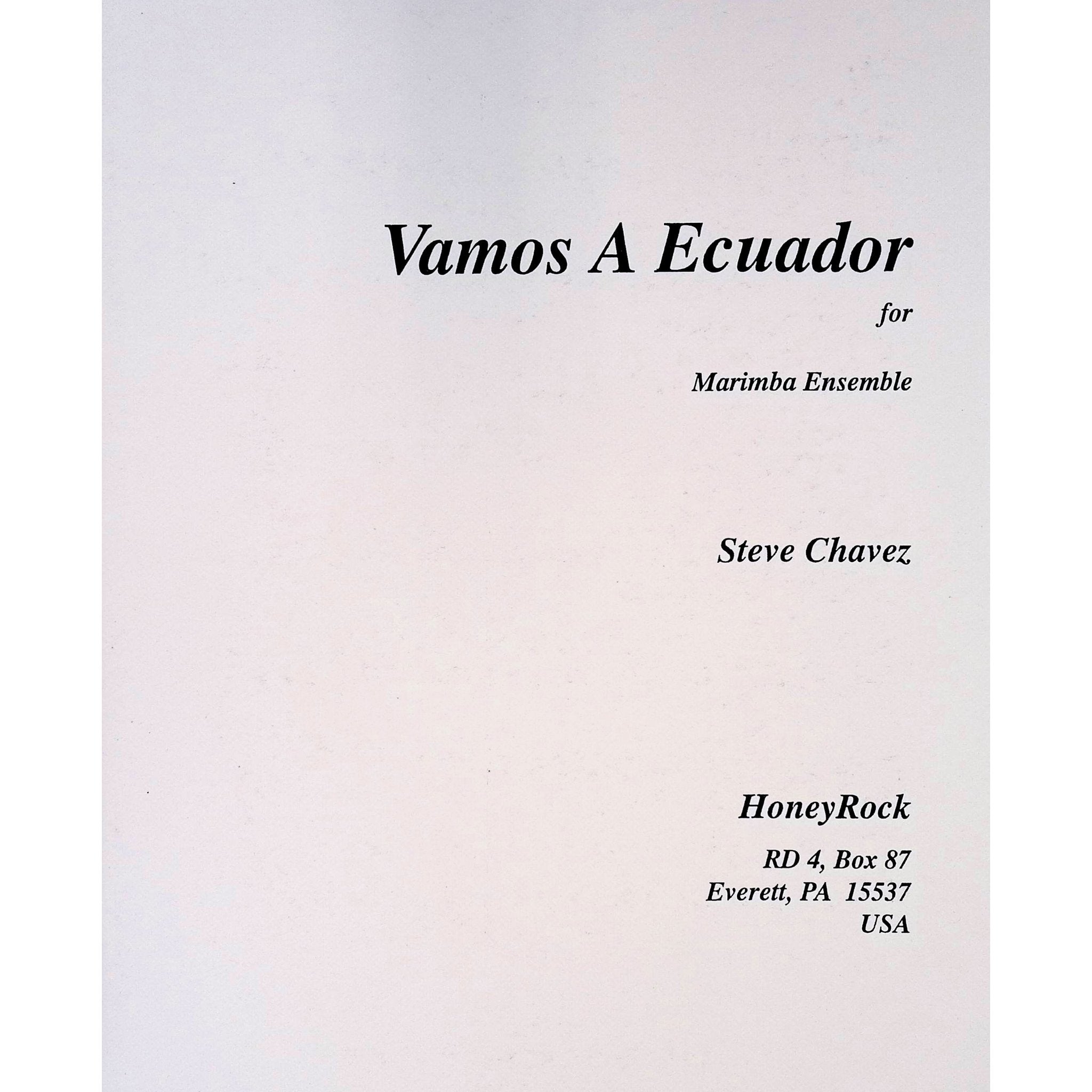 Vamos A Ecuador by Steve Chavez