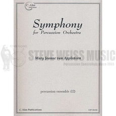 van Appledorn-Symphony for Percussion Orchestra (SP)-B/2V/C/2X/3