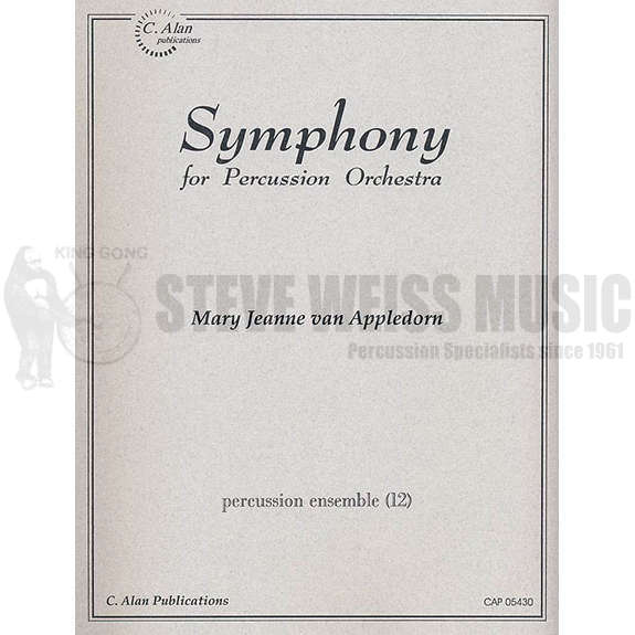 van Appledorn-Symphony for Percussion Orchestra (SP)-B/2V/C/2X/3