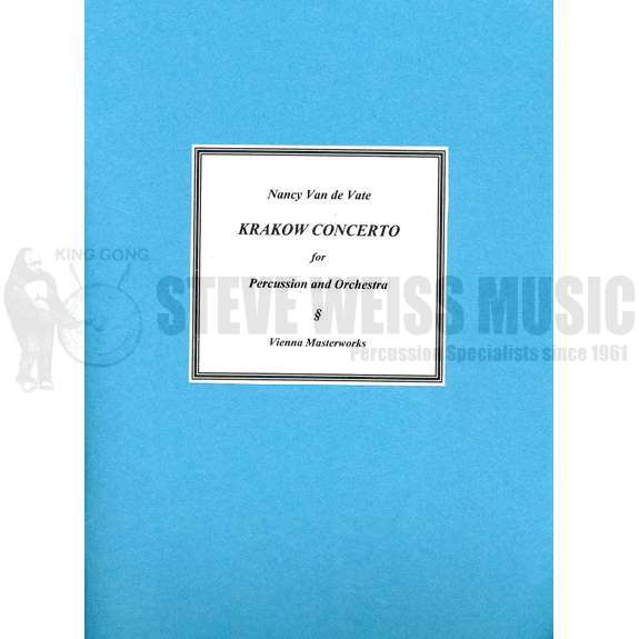 Van de Vate-Krakow Concerto (PERCUSSION PARTS ONLY)- B/V/C/Cro./X/M/ 5T/P/Orch.