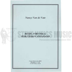 Van de Vate-Music for Viola, Percussion and Piano (SP)-B/ V/X/M/P/PN/VA