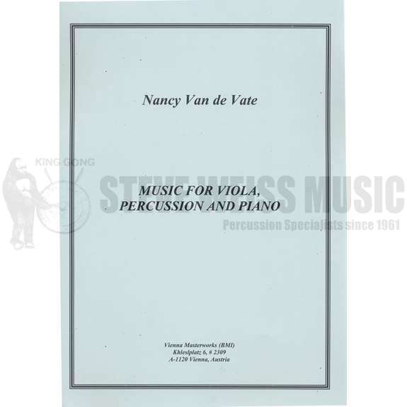 Van de Vate-Music for Viola, Percussion and Piano (SP)-B/ V/X/M/P/PN/VA