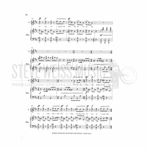 Vance-Three Poems by Antonio Machado (SP)-M/SVX