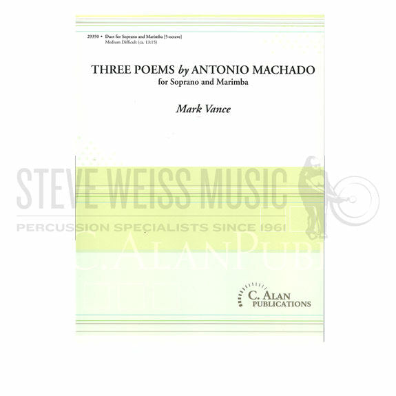 Vance-Three Poems by Antonio Machado (SP)-M/SVX