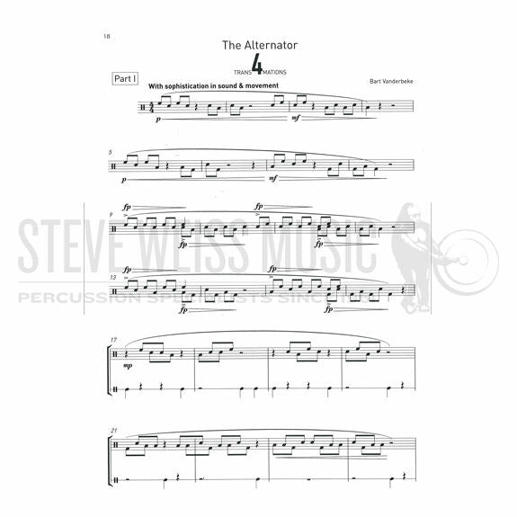 Vanderbeke-Trans4mations: 4 Mallet Multi Percussion Studies for Drum Set