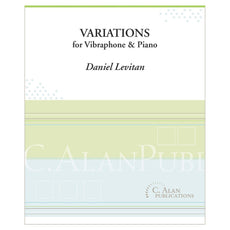 Variations for Vibraphone & Piano by daniel levitan cover page