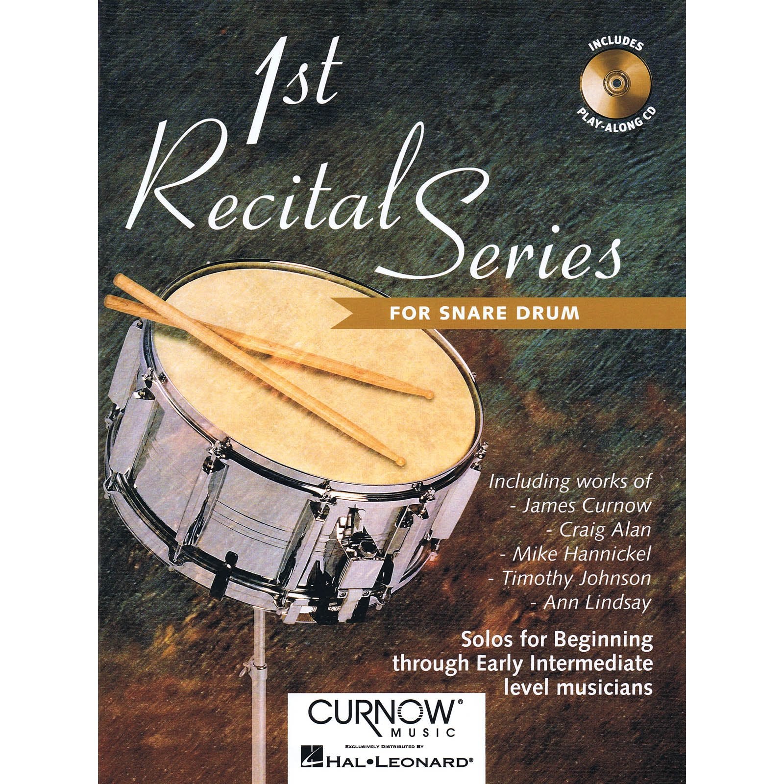 Various-First Recital Series for Snare Drum (Solo part w/CD)-SD/PN