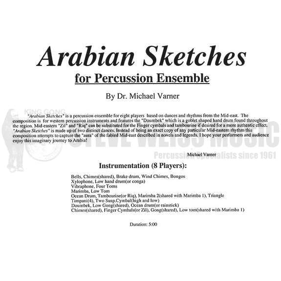 Varner-Arabian Sketches (SP-8)-4T/B/X/V/C/2M/P