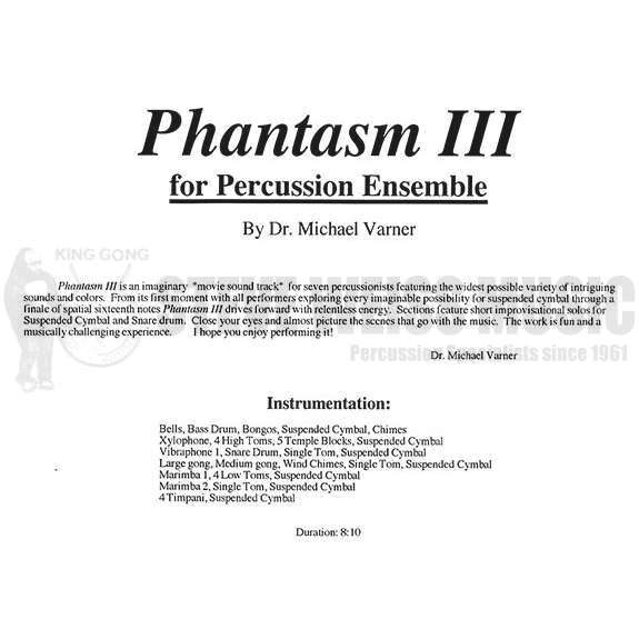 Varner-Phantasm III (SP)-B/V/X/2M/4T/P