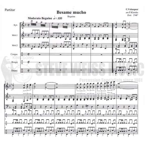 Velazguez-Besame Mucho arr. Klemke (SP)-X/2M/P